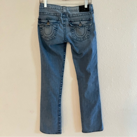 TRUE RELIGION Low Rise Bootcut Sz 26 Black Label Made In USA - Picture 2 of 9